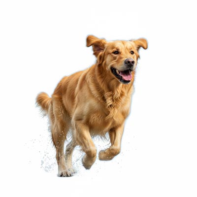 asi salta un perro