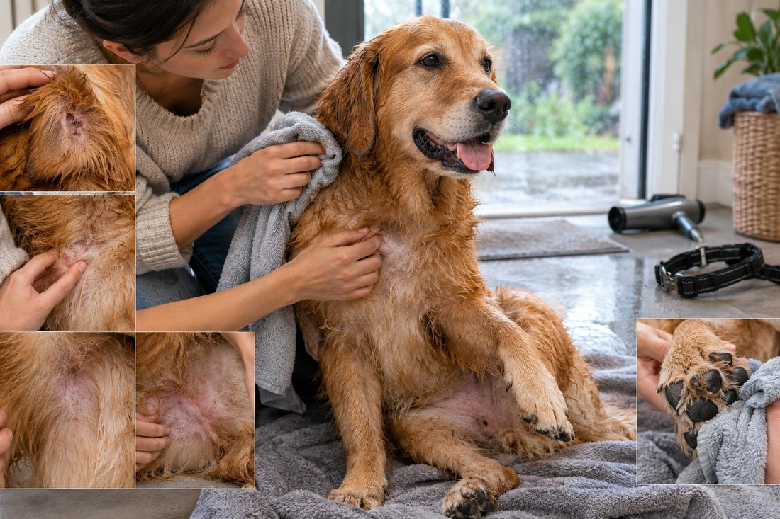¿ESTÁS SECANDO BIEN A TU PERRO? ESTAS ZONAS HÚMEDAS SE OLVIDAN SIEMPRE