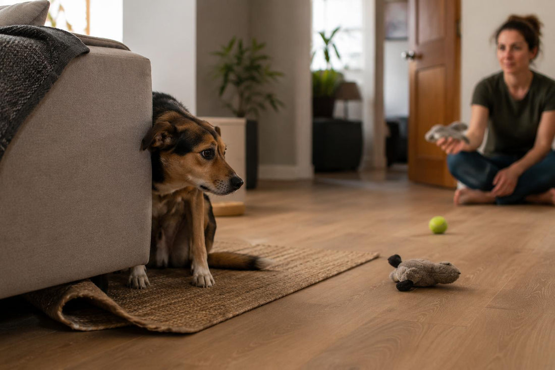 ¿TU PERRO SE ESCONDE AL JUGAR? PODRÍA ESTAR PIDIENDO QUE PARES