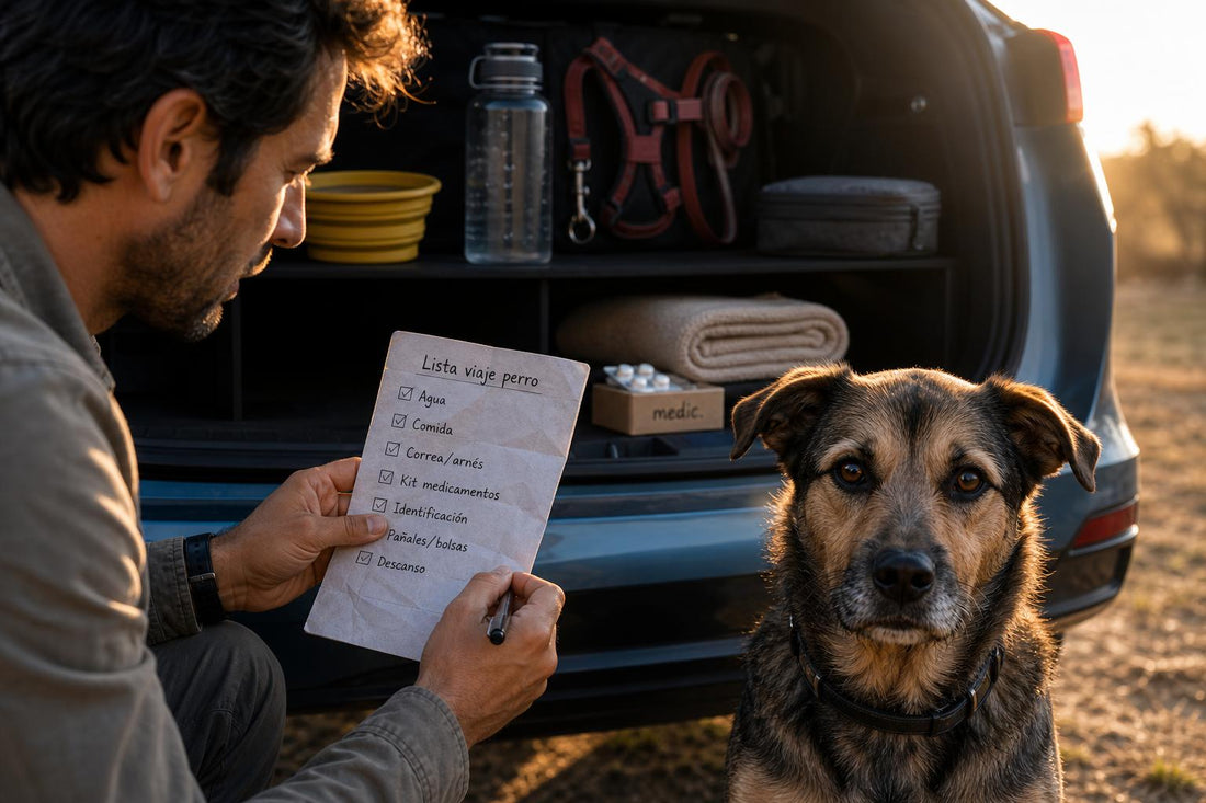 NO VIAJES CON TU PERRO SIN ESTA LISTA ESENCIAL PARA EVITAR SORPRESAS