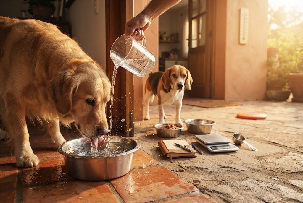 CUÁNTA AGUA DEBE BEBER TU PERRO Y CUÁNDO ALARMARTE