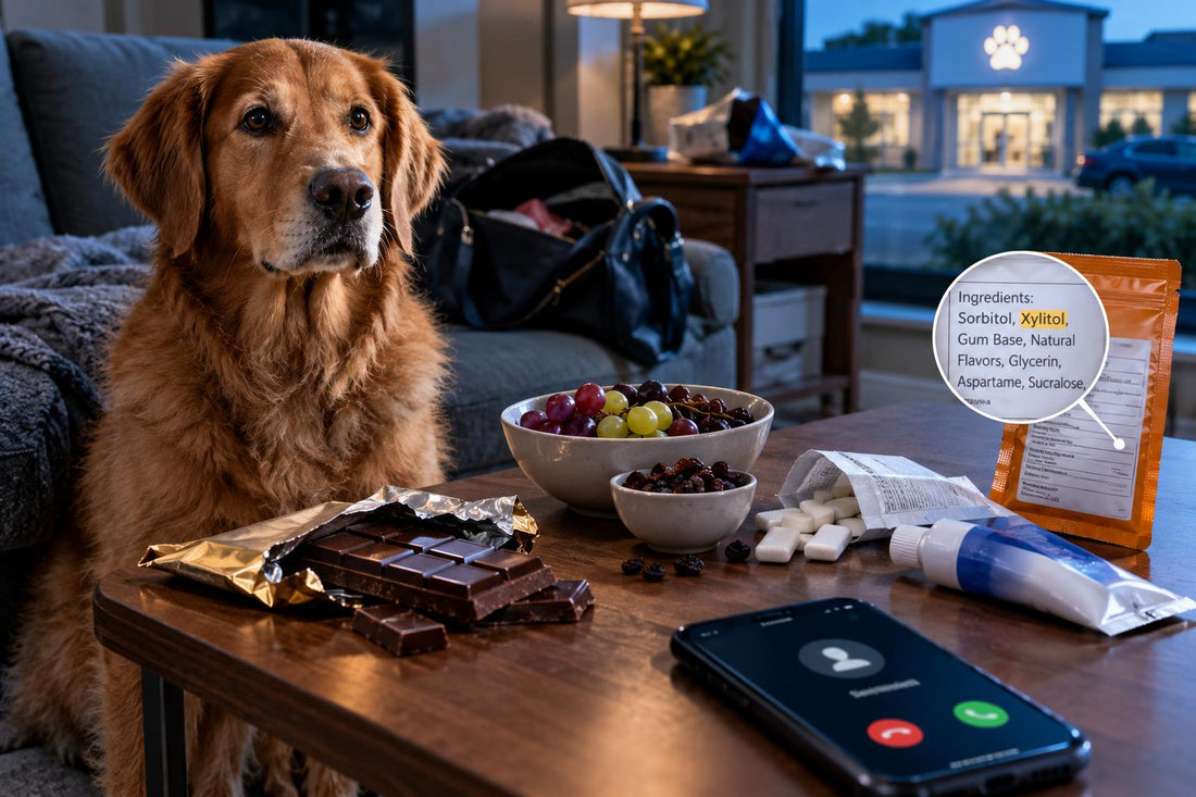 TU PERRO PUEDE ESTAR EN PELIGRO AUNQUE PAREZCA BIEN: CHOCOLATE, UVAS Y XILITOL