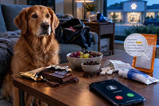 TU PERRO PUEDE ESTAR EN PELIGRO AUNQUE PAREZCA BIEN: CHOCOLATE, UVAS Y XILITOL