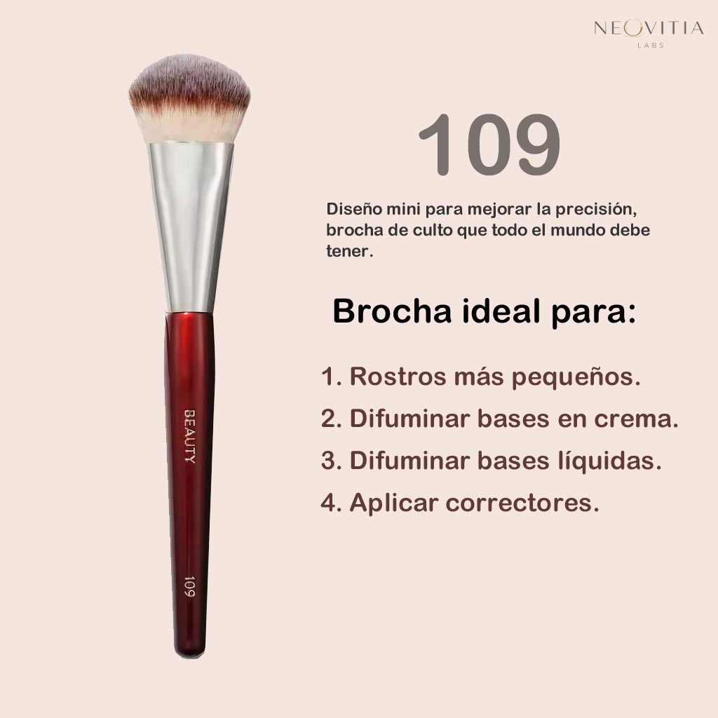 BK Beauty - Brocha para base de Maquillaje ES