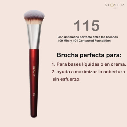 BK Beauty - Brocha para base de Maquillaje ES