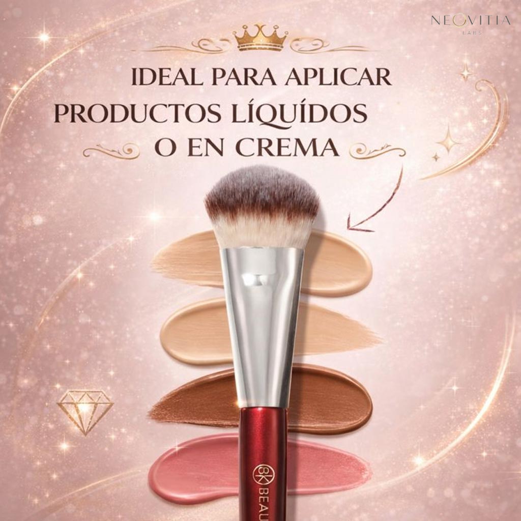 BK Beauty - Brocha para base de Maquillaje ES