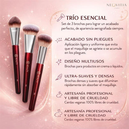 BK Beauty - Brocha para base de Maquillaje ES