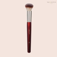 BK BEAUTY BK116 - Brocha facial pequeña y redondeada